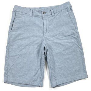 Lululemon Shorts Mens Size 30 Relaxed Commission Qwick Chino Chambray Blue